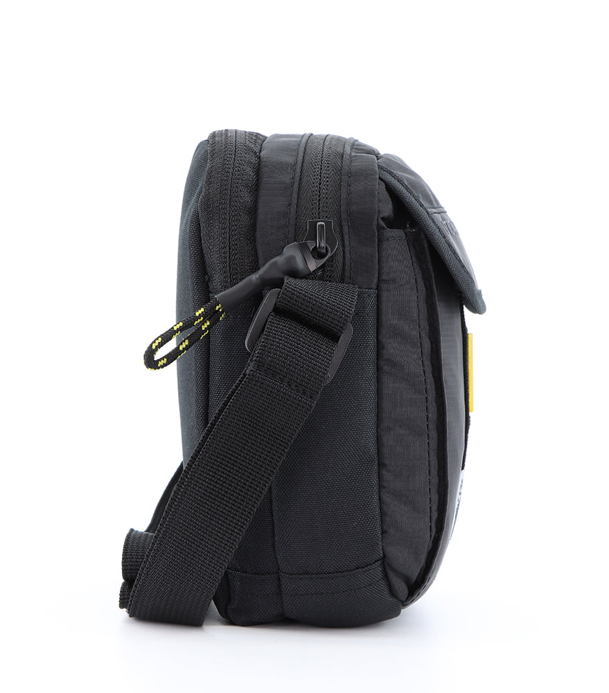 National Geographic N-Explorer - Zijkant Zwart schoudertas | luggage4u.be