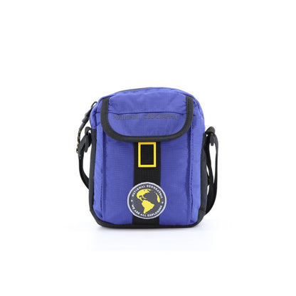 National Geographic N-Explorer - Voorkant Blauw schoudertas | luggage4u.be