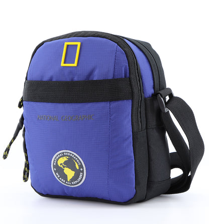 National Geographic N-Explorer - Voorkant Blauw schoudertas | luggage4u.be
