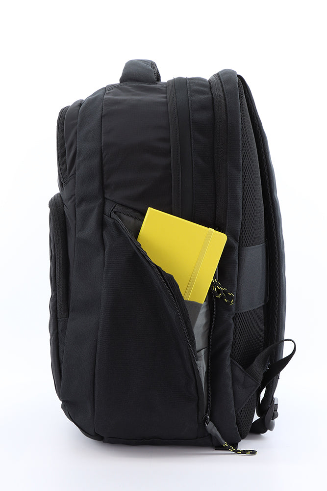 National Geographic N-Explorer - Zijkant Zwart outdoor rugzak | luggage4u.be