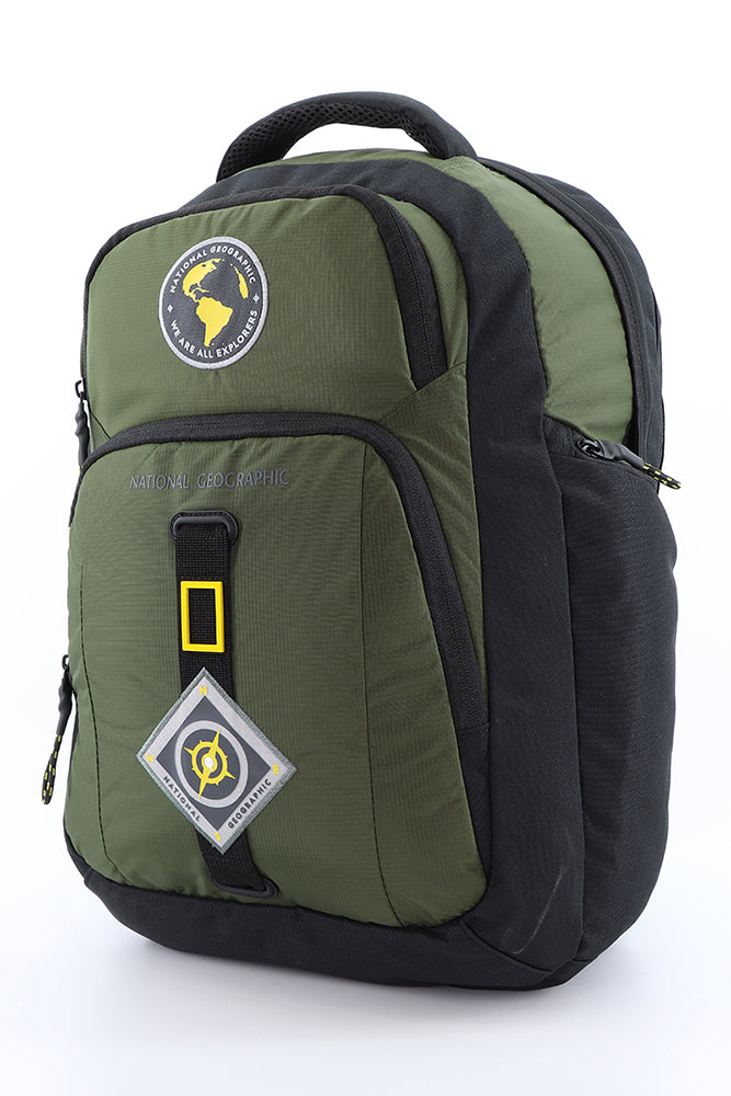 National Geographic N-Explorer - Voorkant Khaki outdoor rugzak | luggage4u.be