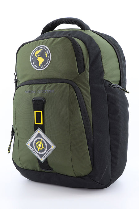 Sac à dos / sac à dos / cartable pour ordinateur portable National Geographic - 15 pouces - New Explorer - N1698C - Kaki