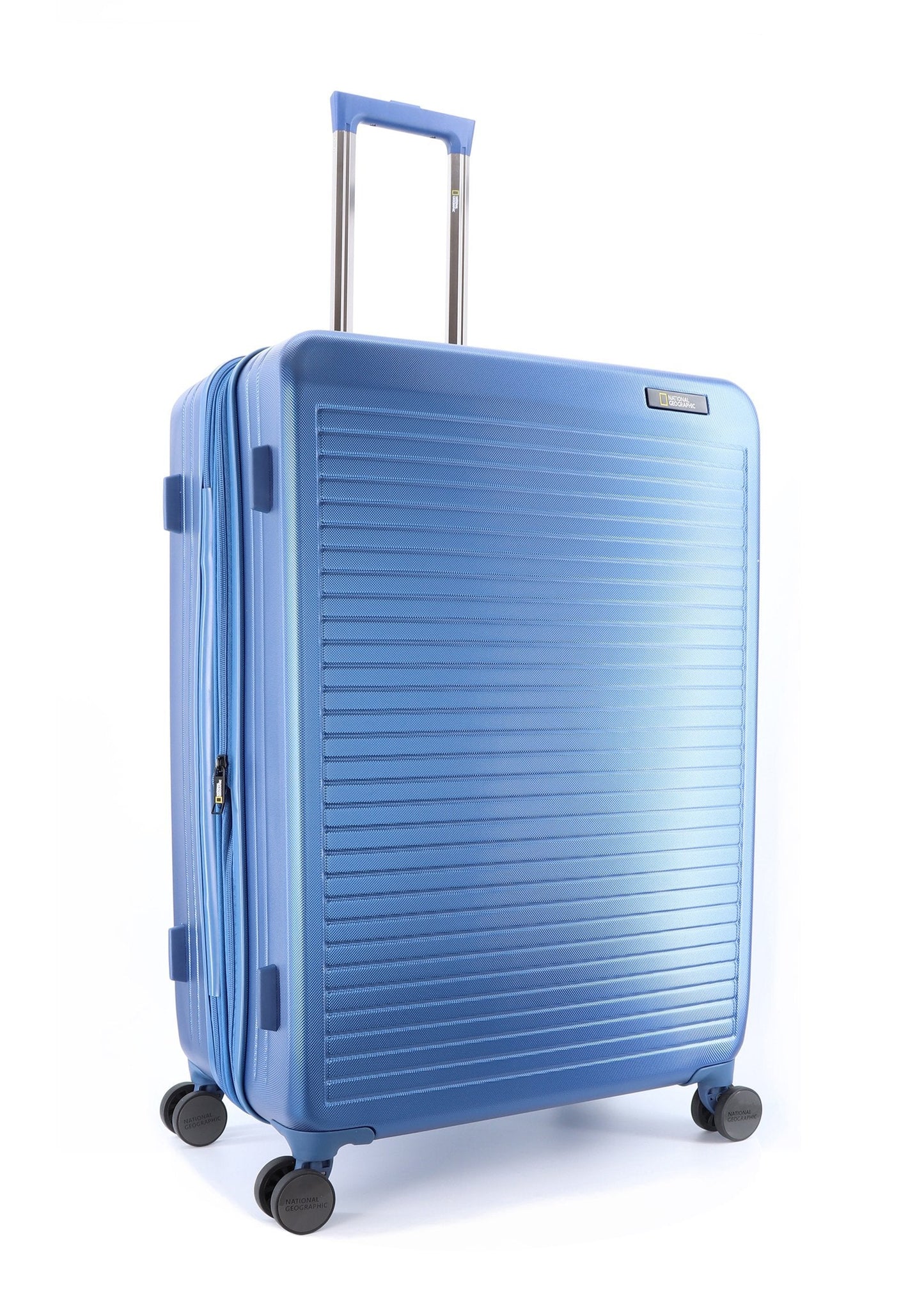 Ensemble de valises rigides National Geographic 3 pièces / ensemble de valises de voyage / ensemble de chariots - Pulse - Bleu