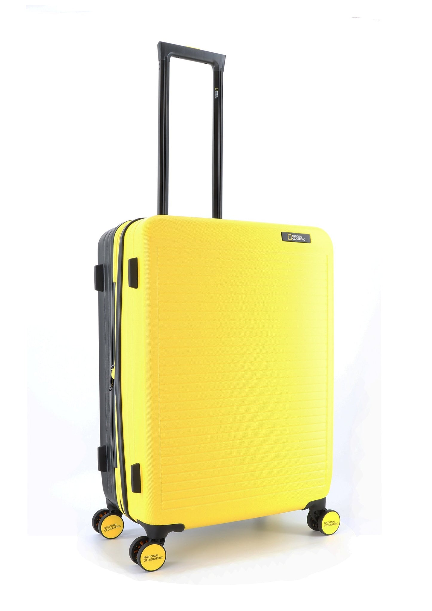 National Geographic Pulse M - Voorkant Geel/Zwart harde reiskoffer | luggage4u.be