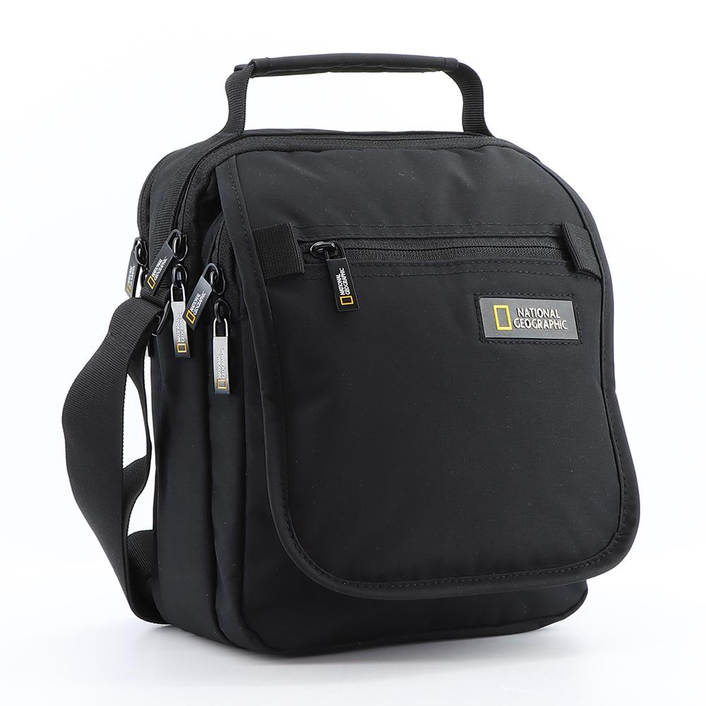National Geographic Mutation - Voorkant Zwart schoudertas | luggage4u.be