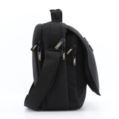 National Geographic Mutation - Zijkant Zwart schoudertas | luggage4u.be