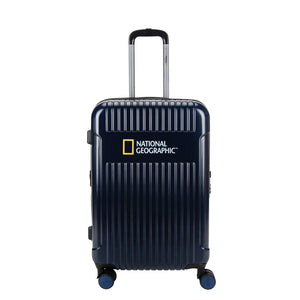 National Geographic Handbagage Harde Koffer / Trolley / Reiskoffer - 55 cm (Small) - Transit - Marine Blauw