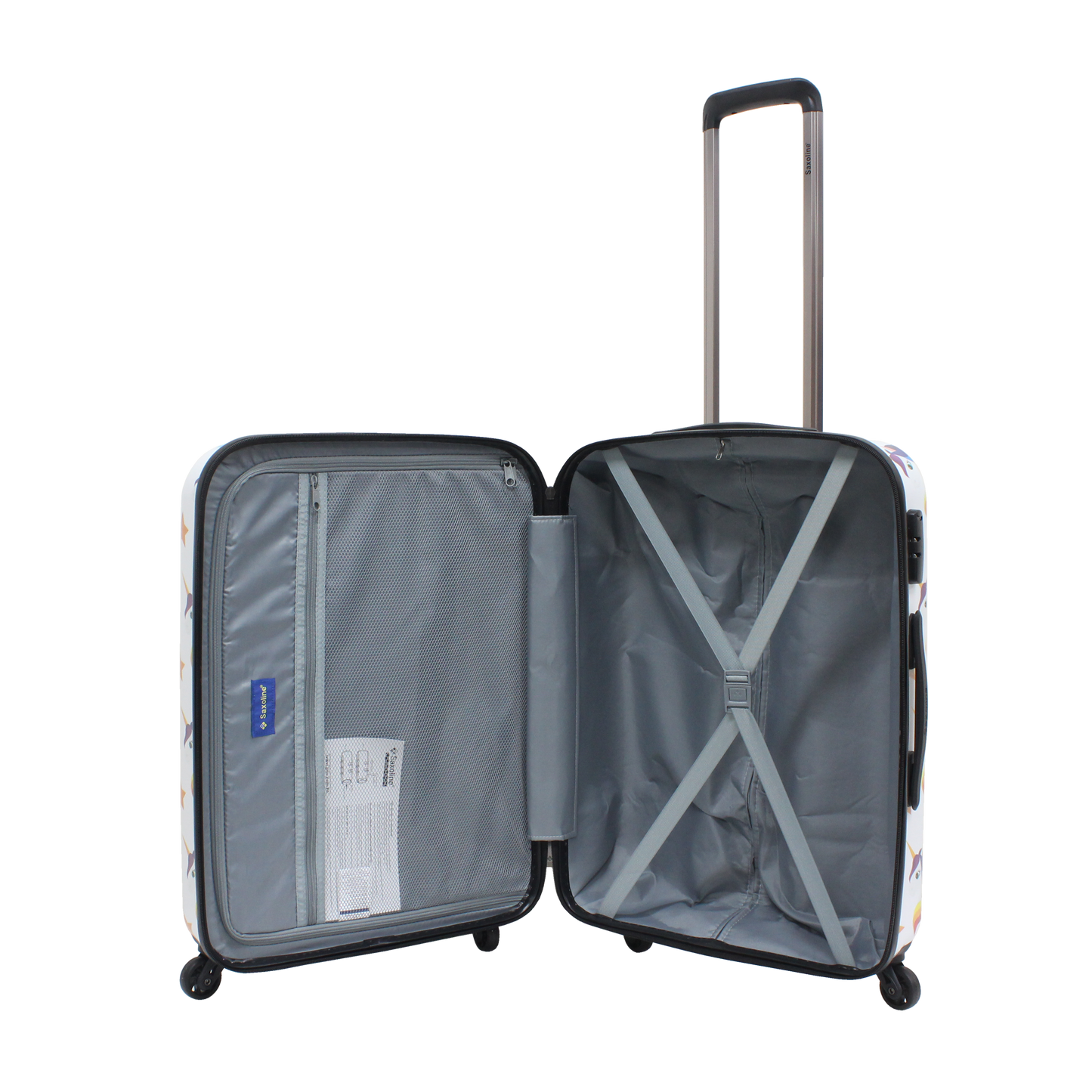 Saxoline Hard Case / Trolley / Travel Case - 66 cm (Moyen) - Imprimé Licorne