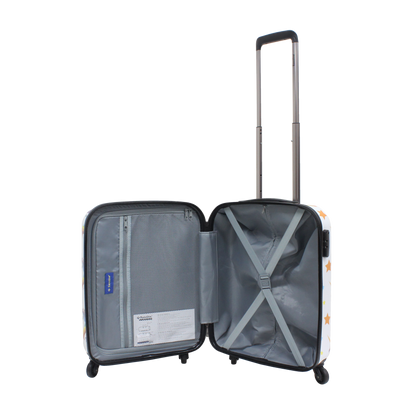 Valise rigide pour bagage à main Saxoline / Trolley / Valise de voyage - 55 cm (Petite) - Imprimé Licorne