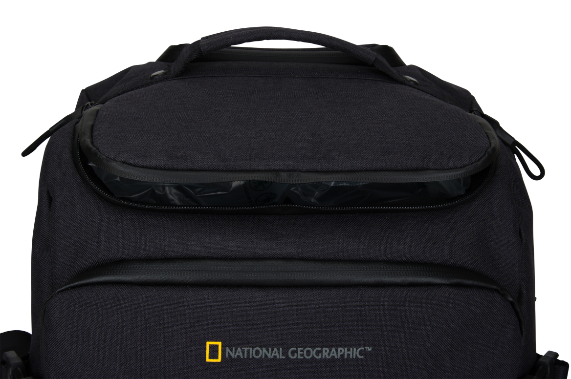 National Geographic Expeditie - Bovenkant Outdoor dubbeldekker wieltas Zwart | luggage4u.be