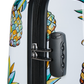 Saxoline Blue - TSA-Slot Aanzicht Pineapple Print hard reiskoffer | luggage4u.be