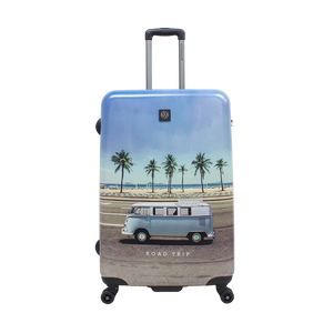 Volkswagen Bedrukt Harde Koffer / Trolley / Reiskoffer - 78 cm (Large) - Roadtrip Print
