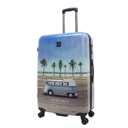 Volkswagen Bedrukt Harde Koffer / Trolley / Reiskoffer - 78 cm (Large) - Roadtrip Print