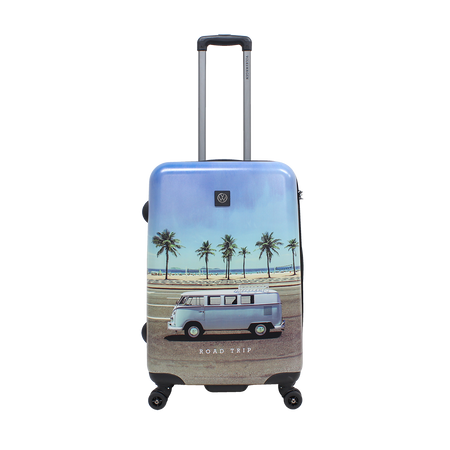 Volkswagen Bedrukt Harde Koffer / Trolley / Reiskoffer - 66 cm (Medium) - Roadtrip Print