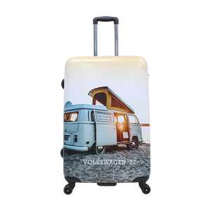Volkswagen Harde Koffer / Trolley / Reiskoffer - 78 cm (Large) - Camper Bus Print