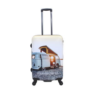 Volkswagen Harde Koffer / Trolley / Reiskoffer - 67 cm (Medium) - Camper Bus Print