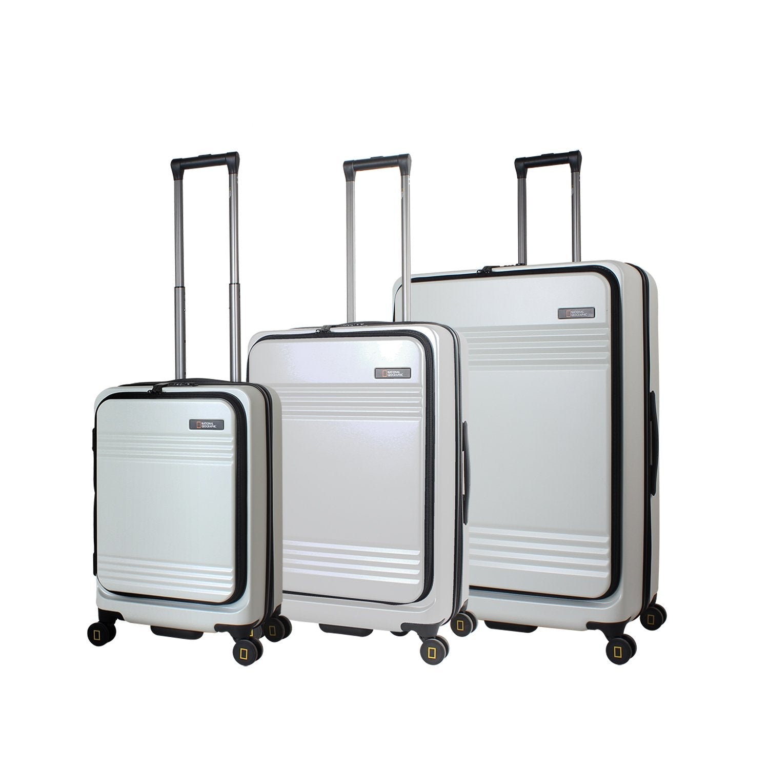 National Geographic Lodge - harde reiskofferset Wit | luggage4u.be