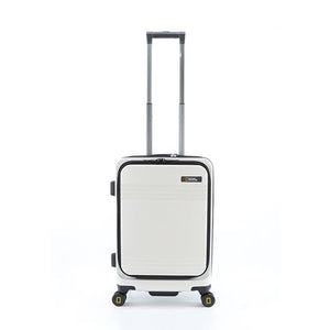 National Geographic Uitbreidbare Handbagage Harde Koffer / Trolley / Reiskoffer - 56.5 cm (Small) - Lodge - Wit