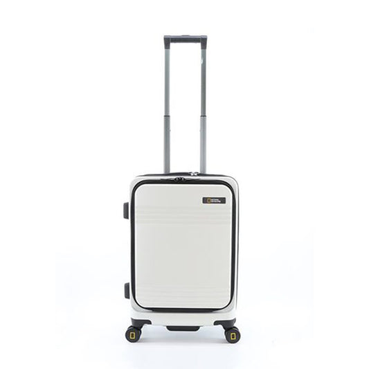 National Geographic Uitbreidbare Handbagage Harde Koffer / Trolley / Reiskoffer - 56.5 cm (Small) - Lodge - Wit