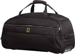 National Geographic Reistas met wielen / Weekendtas / Reiskoffer - 66 Liter - Passage - Zwart