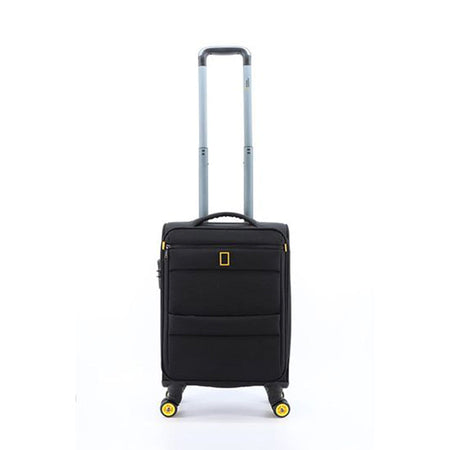 National Geographic Handbagage Zachte Koffer / Trolley / Reiskoffer - 46 cm (Small) - Passage- Zwart