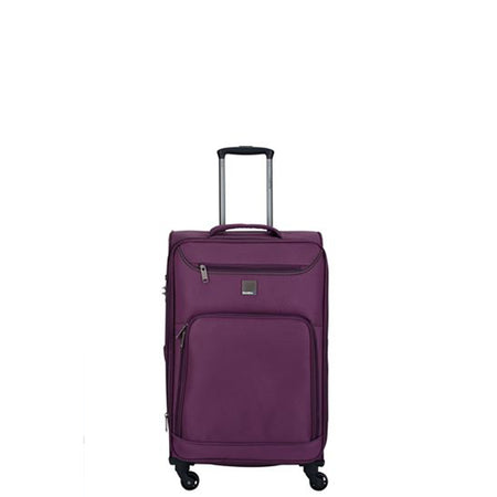 Valise souple / trolley / valise de voyage Saxoline Blue pour bagage à main - 54 cm (petit) - Alpine - Aubergine