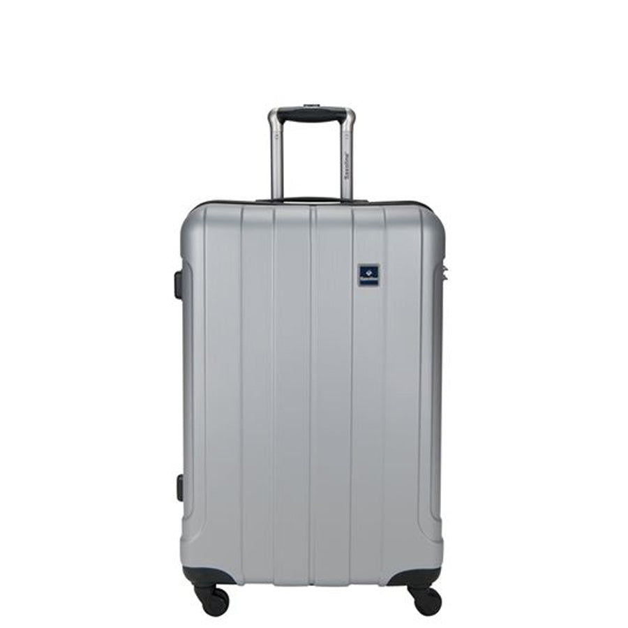 Saxoline Harde Koffer / Trolley / Reiskoffer - 78 cm (Large) - Matrix Zilver