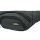 National Geographic Stream - Zijkant Antraciet heuptas | luggage4u.be
