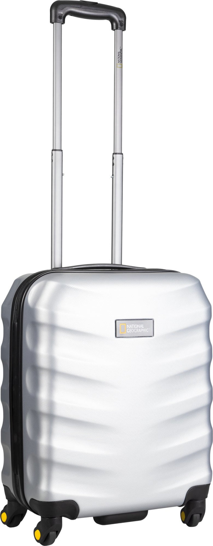National Geographic Arete S - Voorkant Zilver hard reiskoffer | luggage4u.be