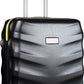National Geographic Arete M - Voorkant Zwart hard reiskoffer | luggage4u.be