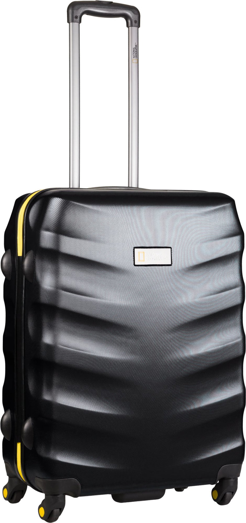 National Geographic Arete M - Voorkant Zwart hard reiskoffer | luggage4u.be