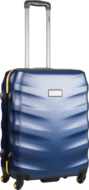 National Geographic Arete M - Voorkant Marine Blauw hard reiskoffer | luggage4u.be